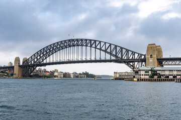 Fototapeta na wymiar Sydney Harbor Bridge in Sydney Australia