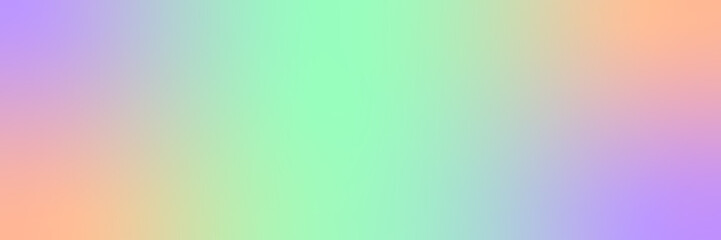  a gradient banner background with purple, green, orange pastel colors