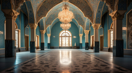 Mosque Mosaics: Intricate tilework narrating spiritual stories.