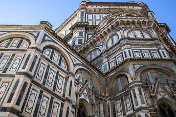 The Baptistry at the Cathedral of Santa Maria del Fiore in Florence, Italy