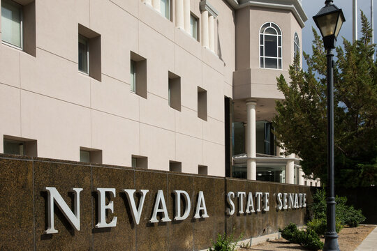Nevada State Senate Building Signage