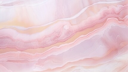 Soft Pink Marble with Quartzite Horizontal Background. Abstract stone texture backdrop with water drops. Bright natural material Surface. AI Generated Photorealistic Illustration.
