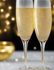copas de champan fin de año 