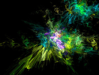 Imaginatory fractal abstract background Image