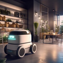 AI robot speeds packages home