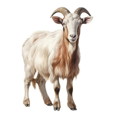 Goat isolated on transparent background