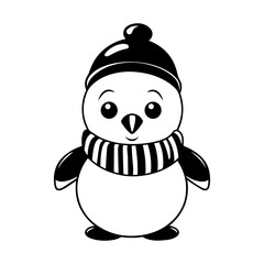 snowman icon. Vector concept illustration for design.