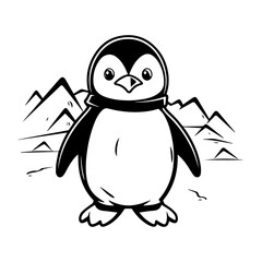 snowman icon. Vector concept illustration for design.