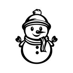 snowman icon. Vector concept illustration for design.