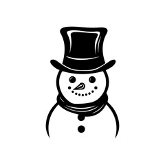 snowman icon. Vector concept illustration for design.