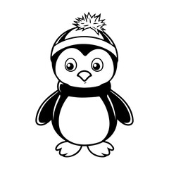 snowman icon. Vector concept illustration for design.