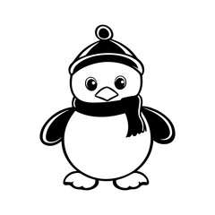 snowman icon. Vector concept illustration for design.