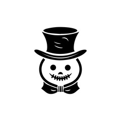 snowman icon. Vector concept illustration for design.