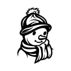 snowman icon. Vector concept illustration for design.