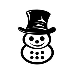 snowman icon. Vector concept illustration for design.