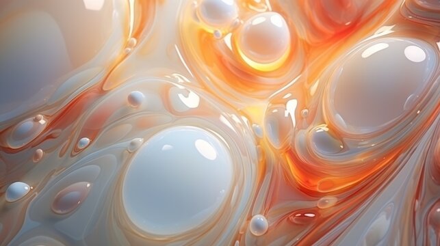 White Marble with Fire Opal Horizontal Background. Abstract stone texture backdrop with water drops. Bright natural material Surface. AI Generated Photorealistic Illustration.