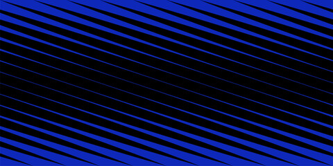 Vector abstract sporty geometric seamless pattern with diagonal lines, streaks, halftone stripes. Extreme sport style, urban art texture. Trendy background in neon blue and black color. Modern design