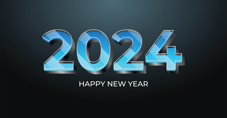 2024 happy new year design