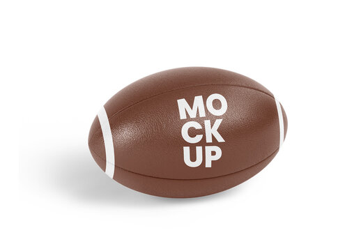 Rugby Ball Mockup 