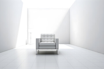Abstract background with empty chair, relax concept picture