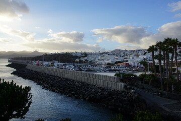 Obraz premium Puerto del Carmen, Lanzarote, Canary Islands, Spain, November 2023
