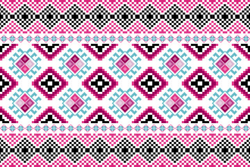 Traditional ethnic,geometric ethnic fabric pattern for textiles,rugs,wallpaper,clothing,sarong,batik,wrap,embroidery,print,background, illustration, black and white pattern  