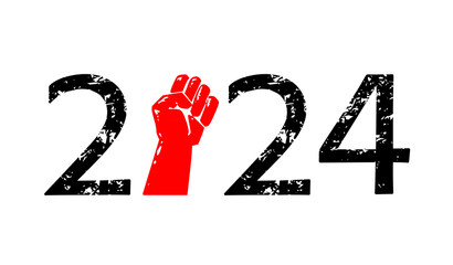 Fist 2024 symbol icon	