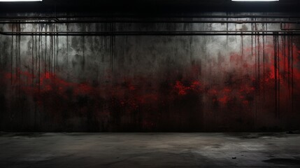  a realm of dread and decay as you gaze upon a grunge background featuring black and red tones. 