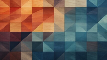  A captivating color blend with ombre transitions. Geometric shapes, stripes, and textured depth.