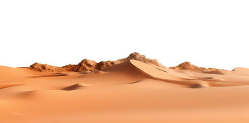 Desert landscape cutout  - obrazy, fototapety, plakaty