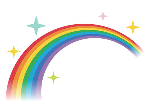 虹のイラスト