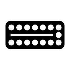 painkiller pills vector woman black icon element