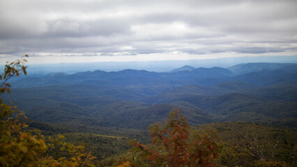 clouds over the mountains