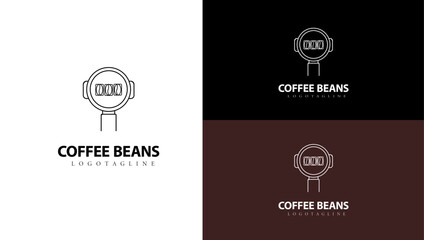 Coffee bean logo design, Espresso Roost logo, Brew Bower logo idea.