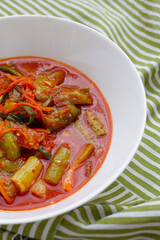 Kimchi korea food, cucumber kimchi