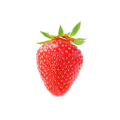 Delicious fresh ripe strawberry isolated on white