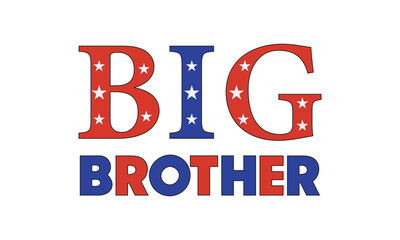 USA Big Brother Vector and Clip Art