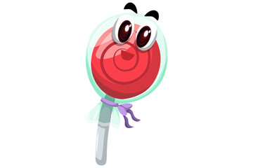 Fototapeta premium Cute Candy Character Design Illustration