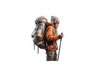 Hiker with backpack