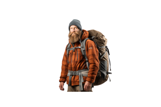 Hiker with backpack