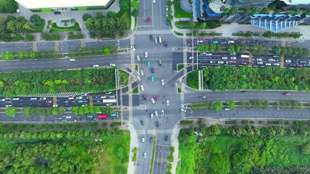  Timelapse Mai Chi Tho - Tran Bach Dang intersection in Ho Chi Minh City, Viet nam