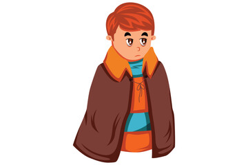 Obraz premium Winter Season Character Design Illustration