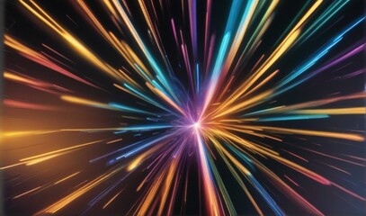 A bright light in the sky from AI Generated