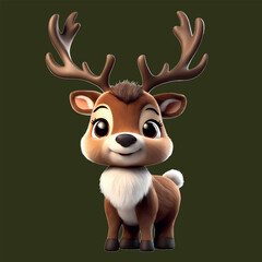 Christmas Reindeer - Merry Christmas