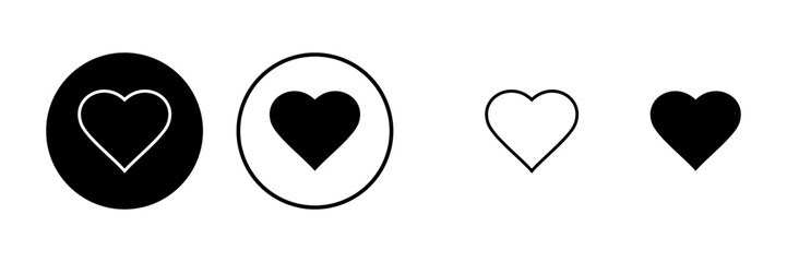 Heart icons set. Heart vector icon. Like icon vector. Love