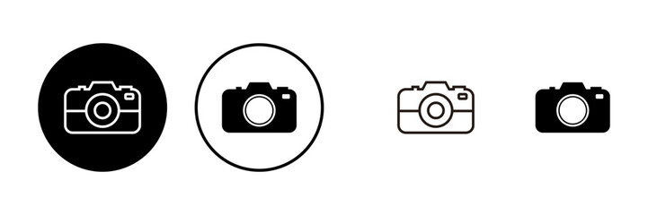 Camera Icons set. Camera symbol. Camera vector icon
