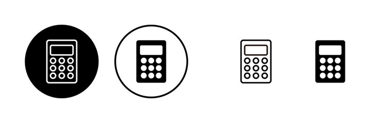 Calculator icons set. Calculator vector icon