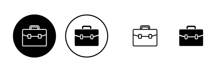 Briefcase icons set. Briefcase vector icon