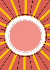background with sunburst