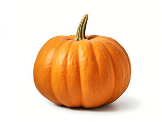 Pumpkin Elegance Isolated PNG with Long-Distance View and White Background